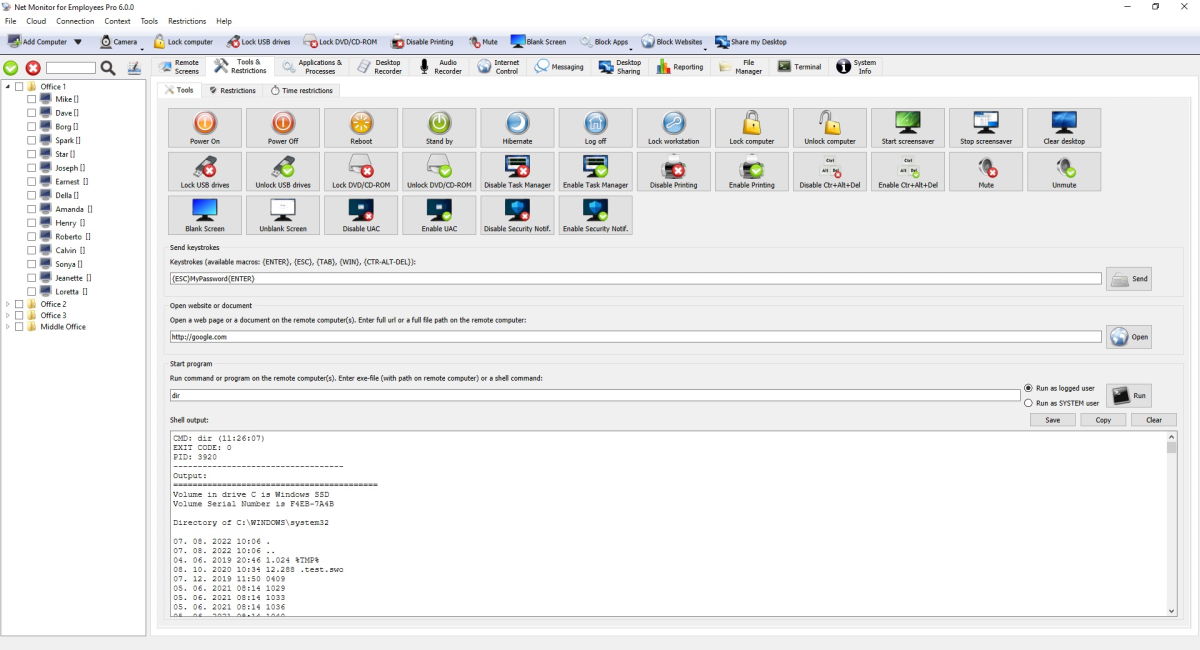 Tab na Tools