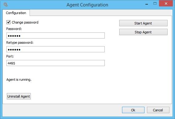 configuration de l'agent