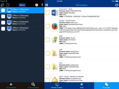 espionner les applications en cours d'exécution