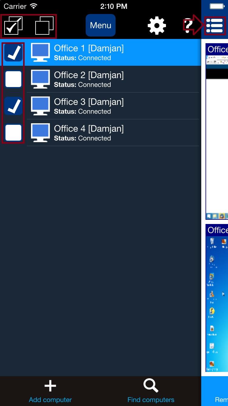 mengontrol komputer dengan smartphone iOS
