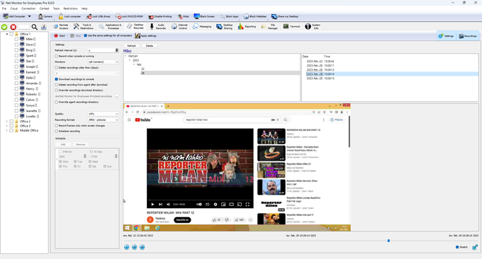 Rekaman Desktop Karyawan