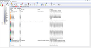 चल रही प्रक्रियाओं और अनुप्रयोगों को देखें