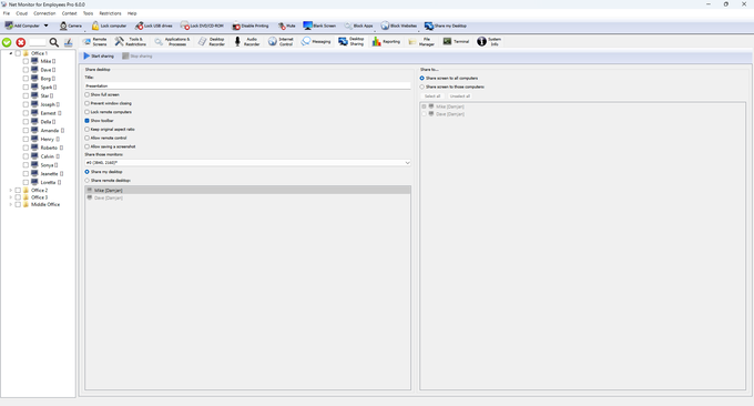 Desktop Sharing
